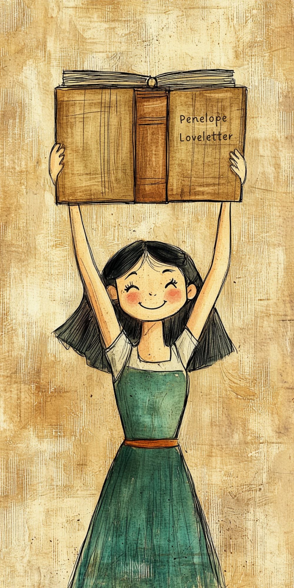 Book Lifting is My Exercise! Phone Wallpaper